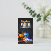 Rusty Schweisskunstwerk Visitenkarte (Stehend Vorderseite)
