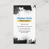 Rusty Schweisskunstwerk Visitenkarte (Rückseite)