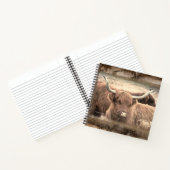 Rusty Scottish Highlander Notebook Journal Notizblock (Innenseite)