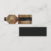 Rusty Sheet Business Card Mini Visitenkarte (Vorne/Hinten)