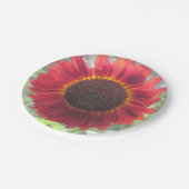 Rusty Sonnenblumenpapierplatte Pappteller (Schrägansicht)