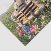 Rusty Spring Truck in einem Feld Entkopplung Seidenpapier (Ausschnitt)