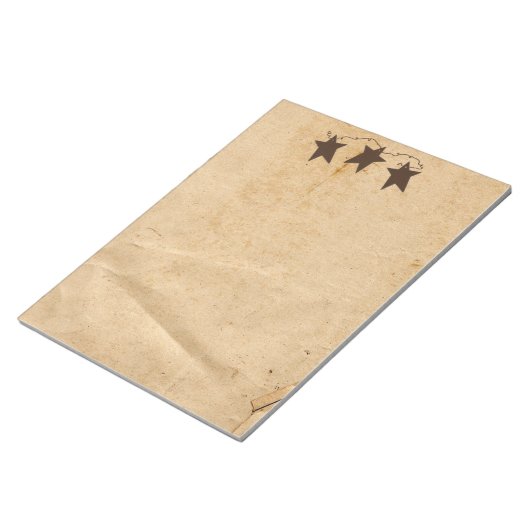 Rusty Stars Large Notepad Notizblock (angewinkelt)
