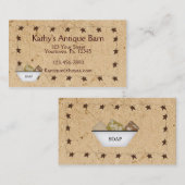 Rusty Stars & Soap Business Card Visitenkarte (Vorne/Hinten)