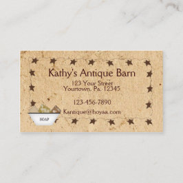 Rusty Stars & Soap Business Card Visitenkarte