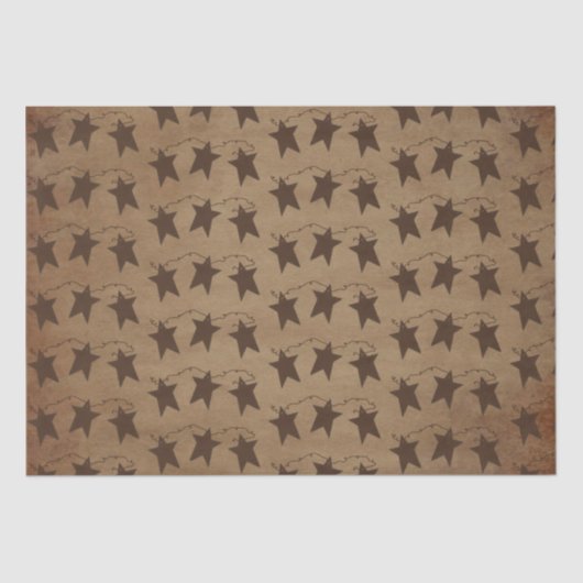Rusty Stars Tissue Paper Seidenpapier (Vorderseite)