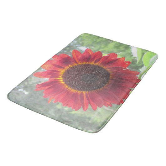 Rusty Sunflower Bath Mat Badematte (Schrägansicht)