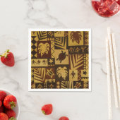 Rusty Tapa Hawaiian Warrior Paper Napkins Serviette (Beispiel)