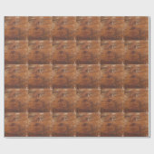 Rusty Textured Metal Surface Geschenkpapier (Flach)