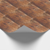 Rusty Textured Metal Surface Geschenkpapier (Ecke)