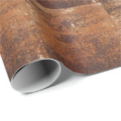 Rusty Textured Metal Surface Geschenkpapier (Rolleneckpunkt)