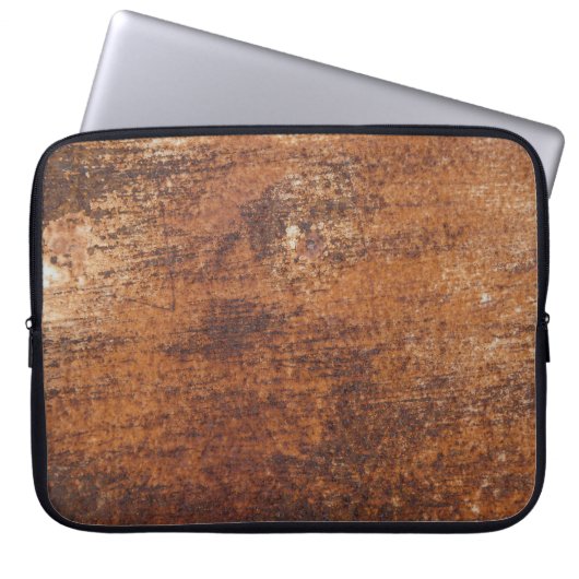 Rusty Textured Metal Surface Laptopschutzhülle (Vorderseite)