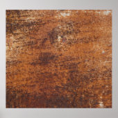Rusty Textured Metal Surface Poster (Vorne)