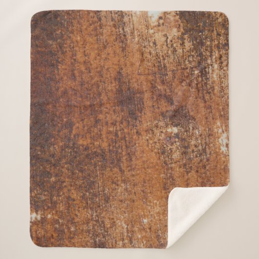 Rusty Textured Metal Surface Sherpadecke (Vorderseite)