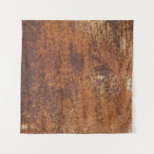 Rusty Textured Metal Surface Wandteppich (Vorderseite (Horizontal))