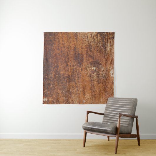 Rusty Textured Metal Surface Wandteppich (Beispiel (Horizontal))