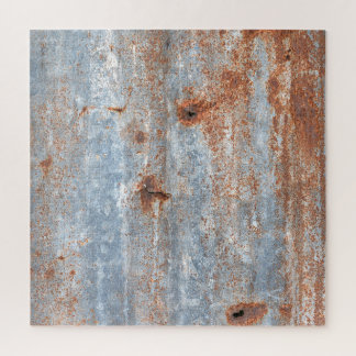 Rusty Texturen, die Geschichten von alten Erinneru Puzzle