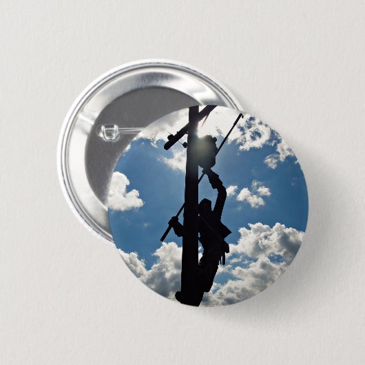 Rusty the Lineman Button (Vorne & Hinten)