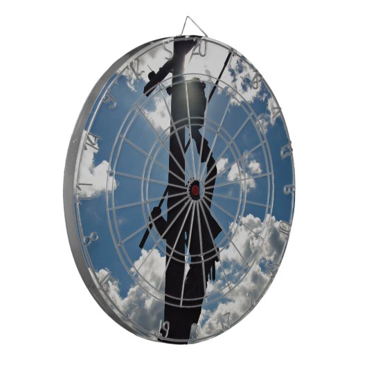 Rusty the Lineman Dartscheibe (Vorderseite Links)