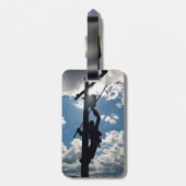 Rusty the Lineman Gepäckanhänger (Rückseite vertikal)