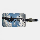 Rusty the Lineman Gepäckanhänger (Rückseite horizontal)