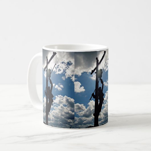 Rusty the Lineman Kaffeetasse (Vorderseite Links)