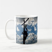 Rusty the Lineman Kaffeetasse (Links)