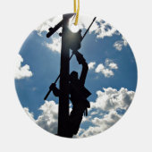 Rusty the Lineman Keramik Ornament (Vorne)