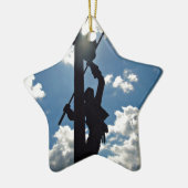 Rusty the Lineman Keramikornament (Links)