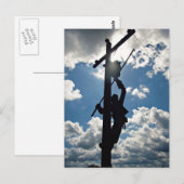 Rusty the Lineman Post Card Postkarte (Vorne/Hinten)