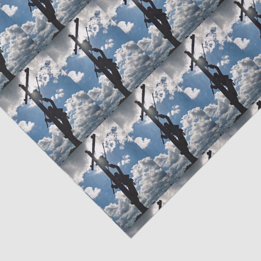 Rusty the Lineman Seidenpapier (Ausschnitt)