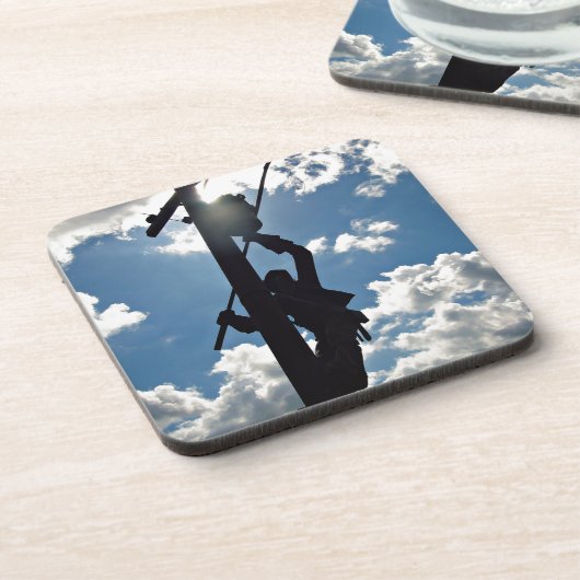 Rusty the Lineman Untersetzer (Linke Seite)