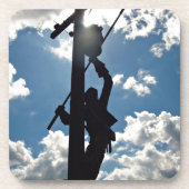 Rusty the Lineman Untersetzer (Vorderseite)