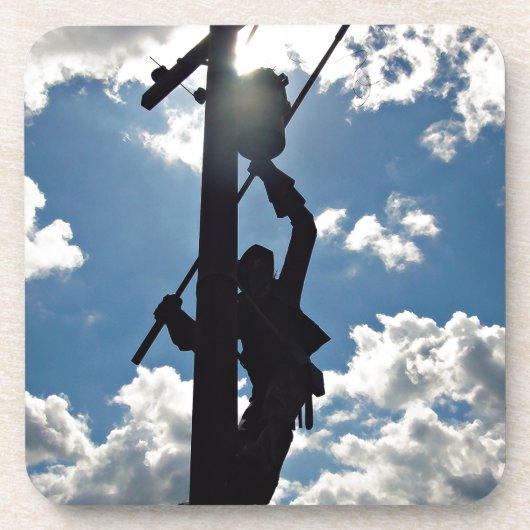 Rusty the Lineman Untersetzer (Vorderseite)