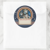 Rusty the Robot Name Tag Stickers (Tasche)