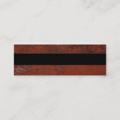 Rusty Tile Business Card Mini Visitenkarte (Rückseite)