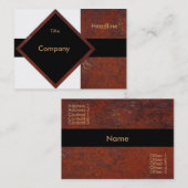 Rusty Tile Business Card Visitenkarte (Vorne/Hinten)