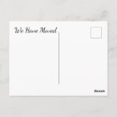 Rusty Trailer, den wir umgezogen haben Postkarte (Rückseite)