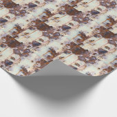 Rusty Train Wagon Peeling Paint Geschenkpapier (Ecke)