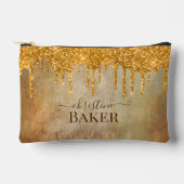 Rusty und Gold Zubehörtasche (Vorderseite)