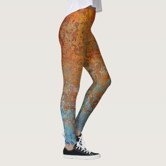 Rusty, Verdigris, Grunge Steampunk Leggings (Rechts)