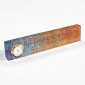 Rusty, Verdigris, Grunge Steampunk Personalisiert Namensplakette