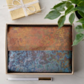 Rusty, Verdigris, Grunge Steampunk Seidenpapier (Geschenk)