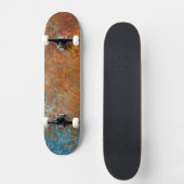 Rusty, Verdigris, Grunge Steampunk Skateboard (Vorderseite)