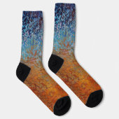Rusty, Verdigris, Grunge Steampunk Socken (Rechts)