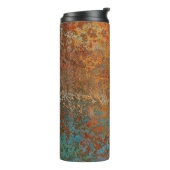 Rusty, Verdigris, Grunge Steampunk Thermosbecher (Nach links gedreht)