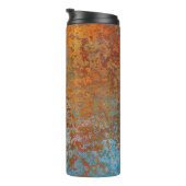 Rusty, Verdigris, Grunge Steampunk Thermosbecher (Nach rechts gedreht)