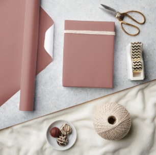 Rusty Vintag Brown Wrapping Paper Roll Geschenkpapier
