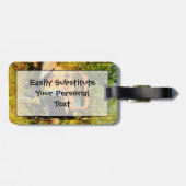 Rusty Vintag Pick Up Truck Abstrakt Gepäckanhänger (Rückseite horizontal)