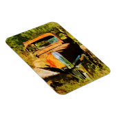 Rusty Vintag Pick Up Truck Abstrakt Magnet (Rechte Seite)